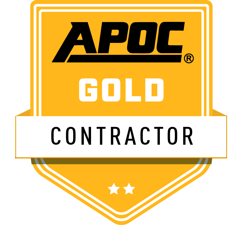 APOC Gold Contractor badge