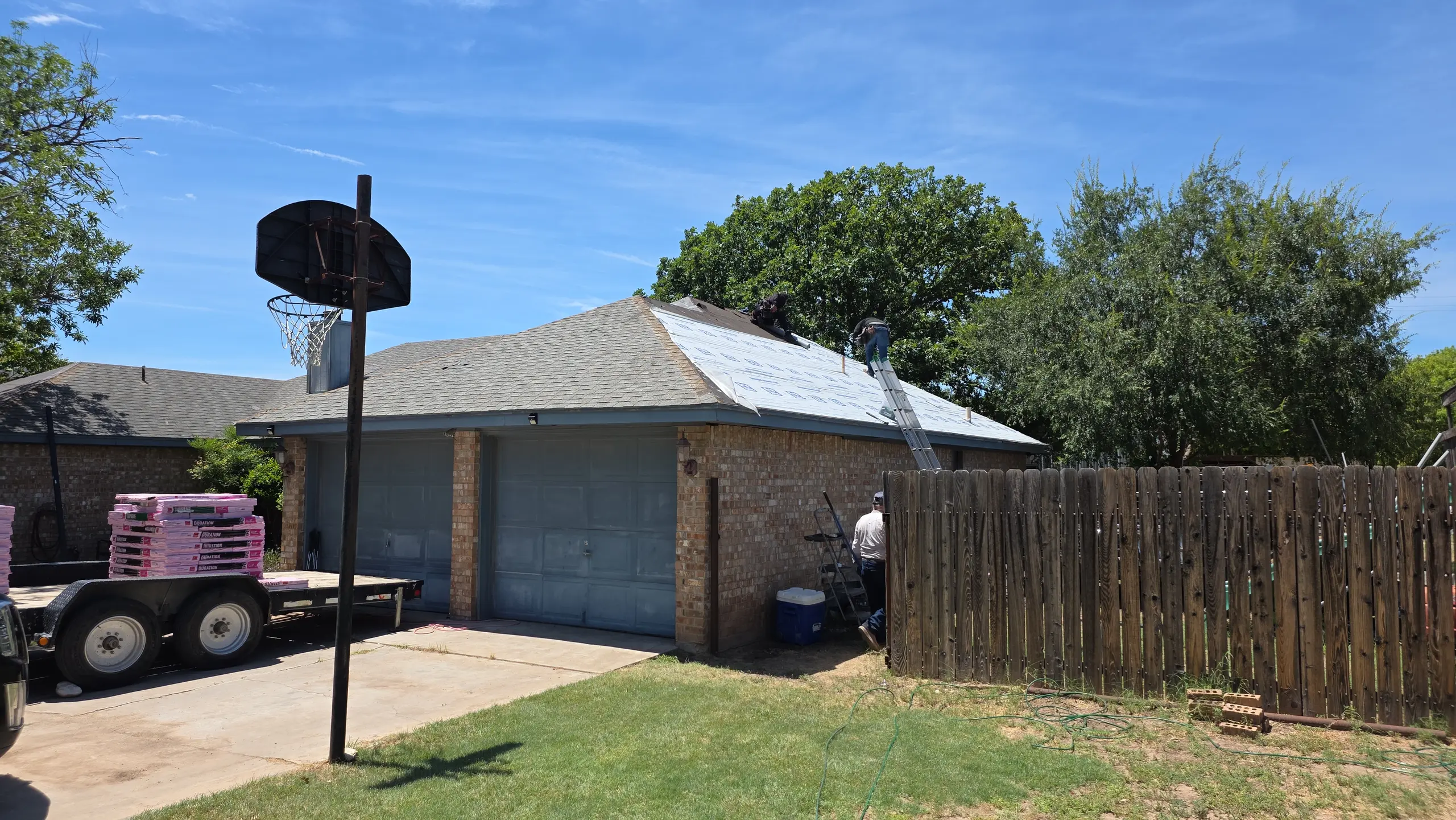 3J Roof Renew residential roofing project in West Texas
