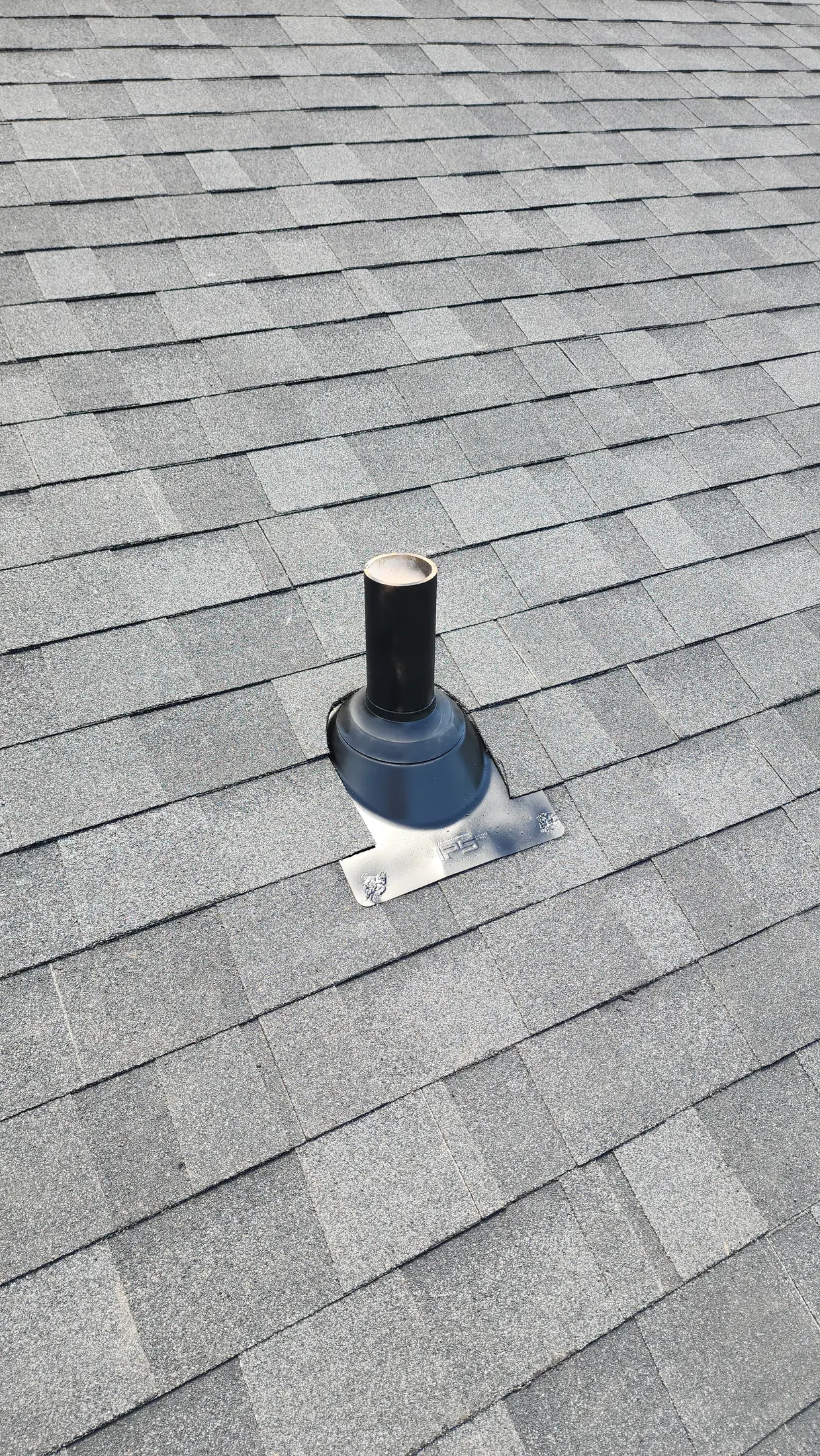 Roof ventilation detail on a shingle roof
